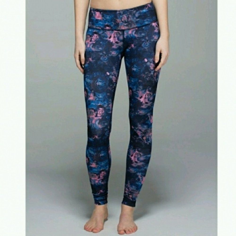 🥳HP🥳Lululemon Wunder Under Pant Moody Floral 2